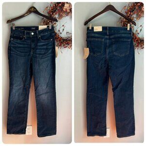 NYDJ Womens Marilyn Vantage Straight-Leg Jeans Sz 6 Zip Fly Lift Tuck Technology